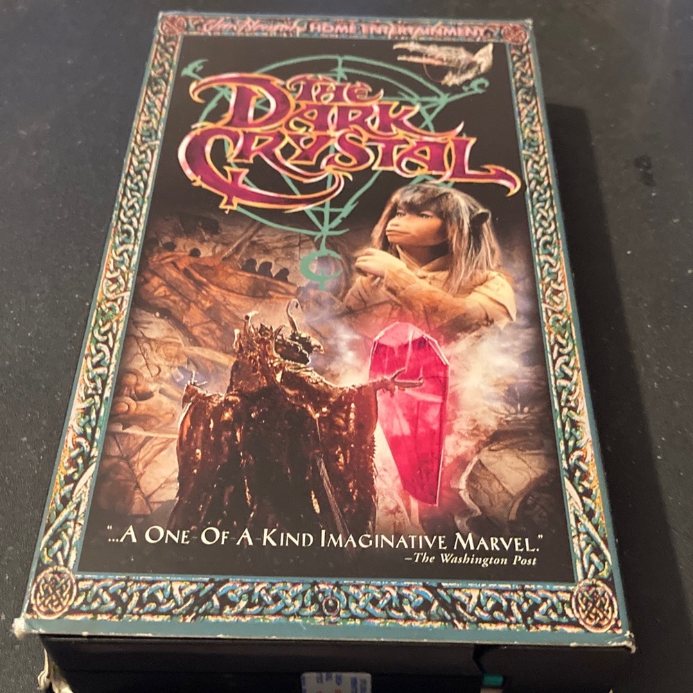 The Dark Crystal vhs clean no mold not tested
